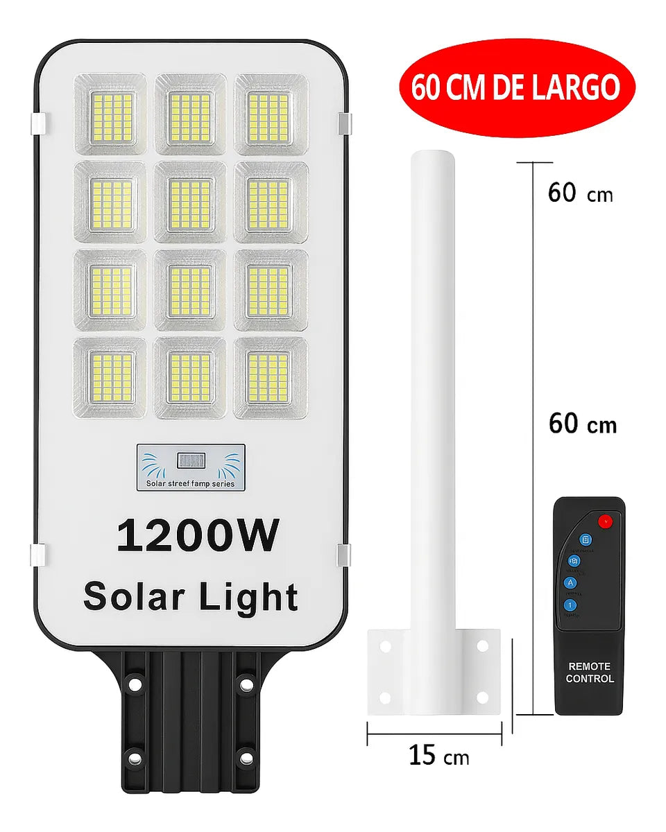 Foco Solar LED Exterior 1200W