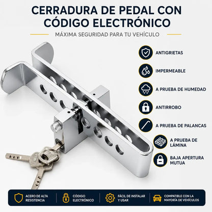 Traba Bloqueo Embrague Antirrobo Para Coche Acero Inoxidable