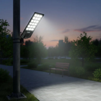 Foco Solar Led 1600w Lámpara Control Remoto Exterior Público