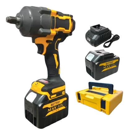 Llave De Impacto Inalámbrica Profesional 1500nm + 2 Baterías