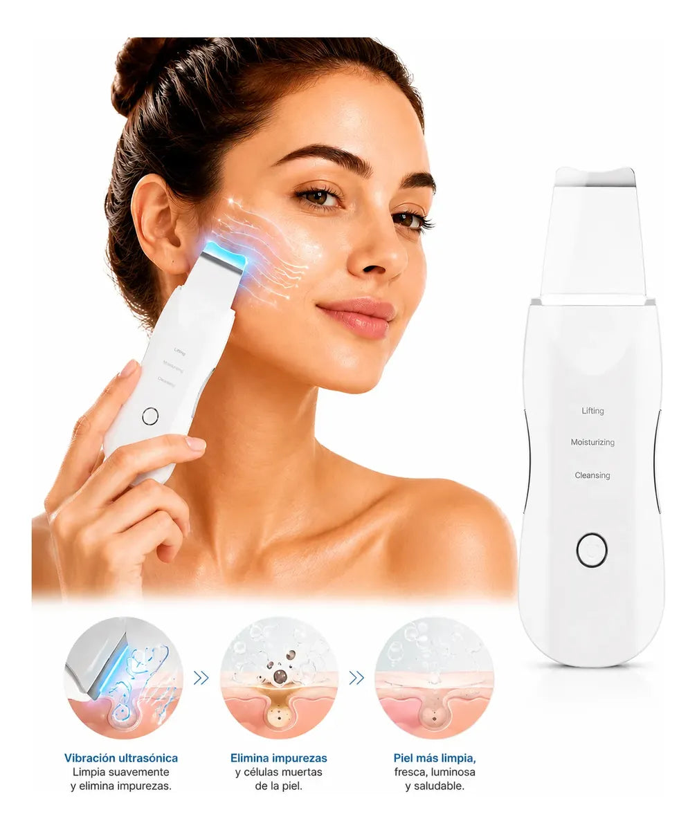 Paleta Ultrasónica Facial Rejuvenecedora, Paleta Ultra Fina De Limpieza Facial