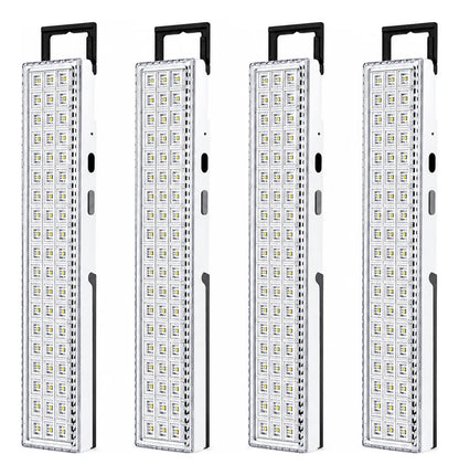 Pack 4 Focos Luz Emergencia 90 Led Recargable Alta Potencia