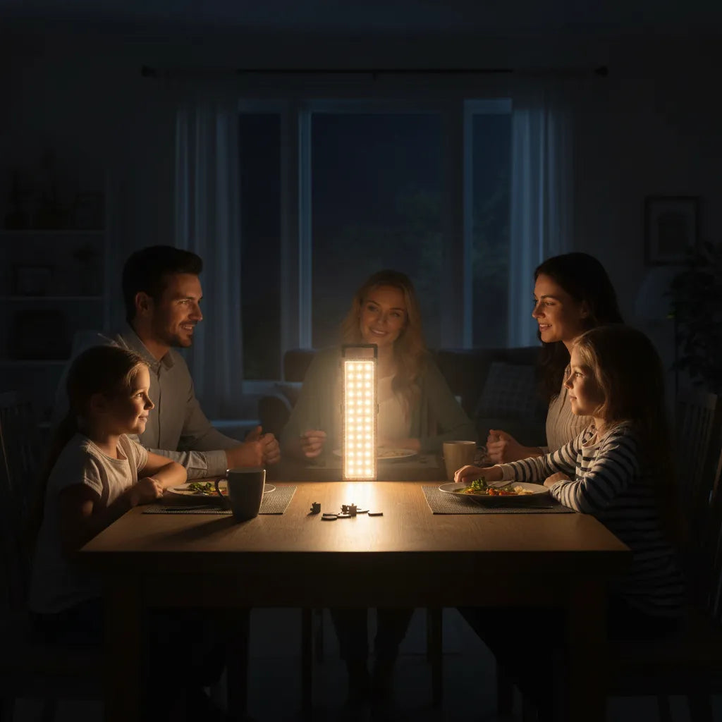 Pack 10 Focos Luz Emergencia 90 Led Recargable Alta Potencia
