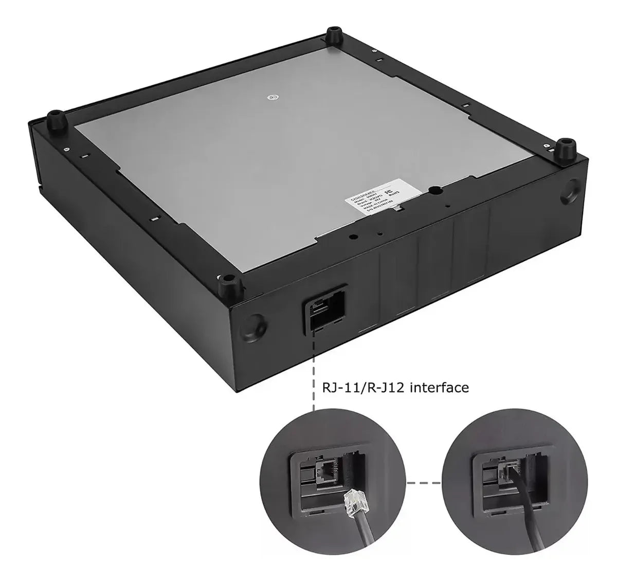 Caja Gaveta Dinero Electronica, Color Negra De 5 Puesto