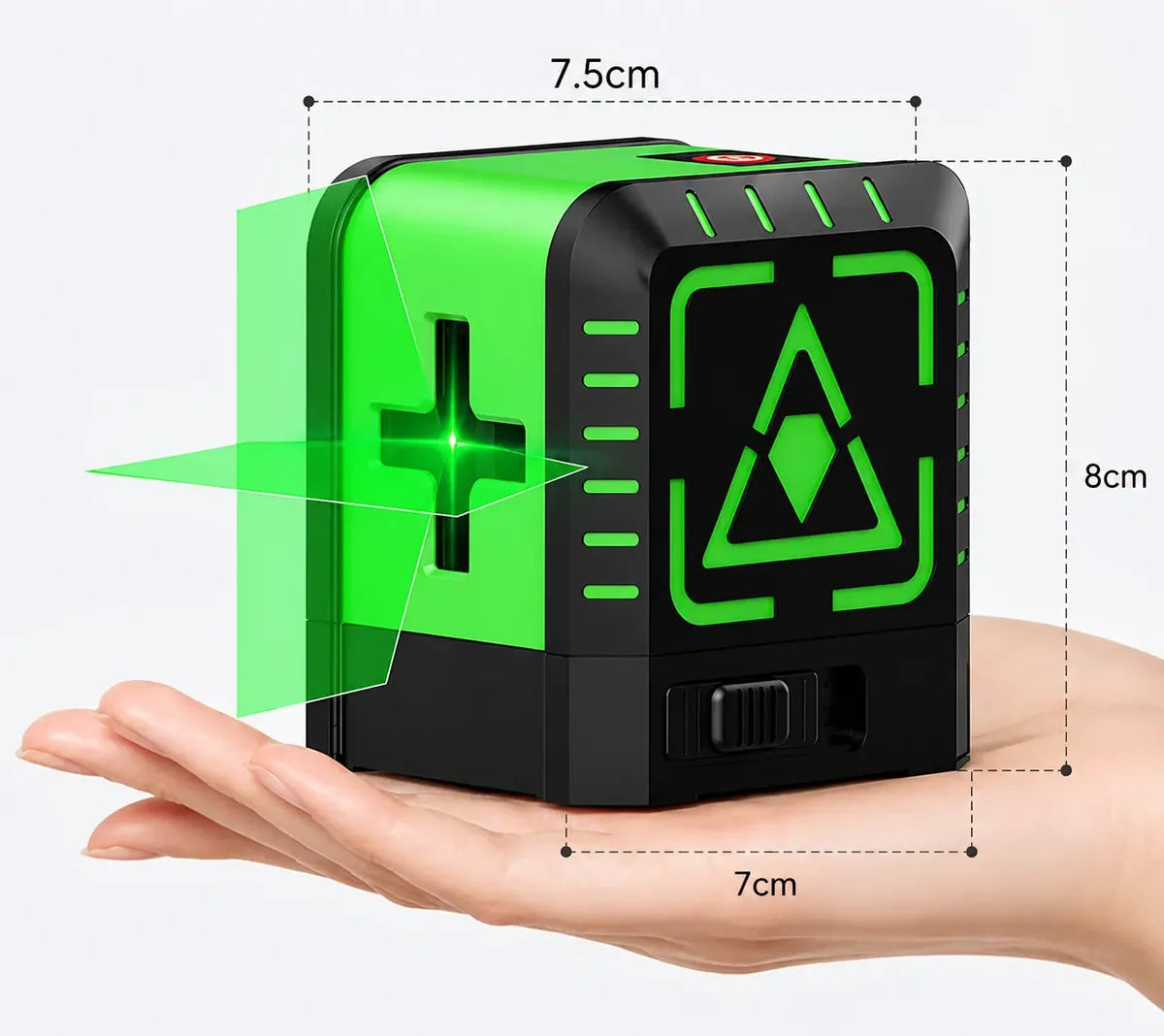 Nivel Láser Verde Autonivelante Cruz Alta Precisión