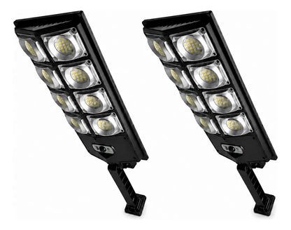 Pack X2 Foco Solar Led 400w Exterior Foco Impermeable