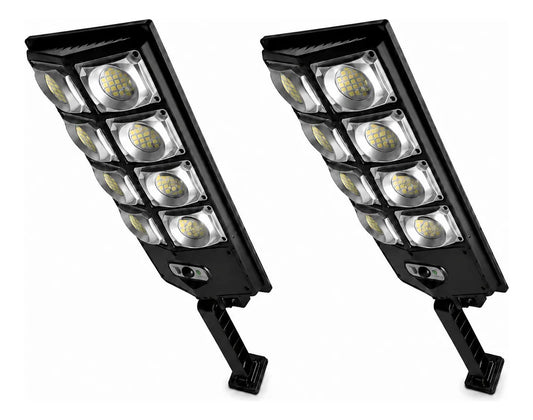 Pack X2 Foco Solar Led 400w Exterior Foco Impermeable