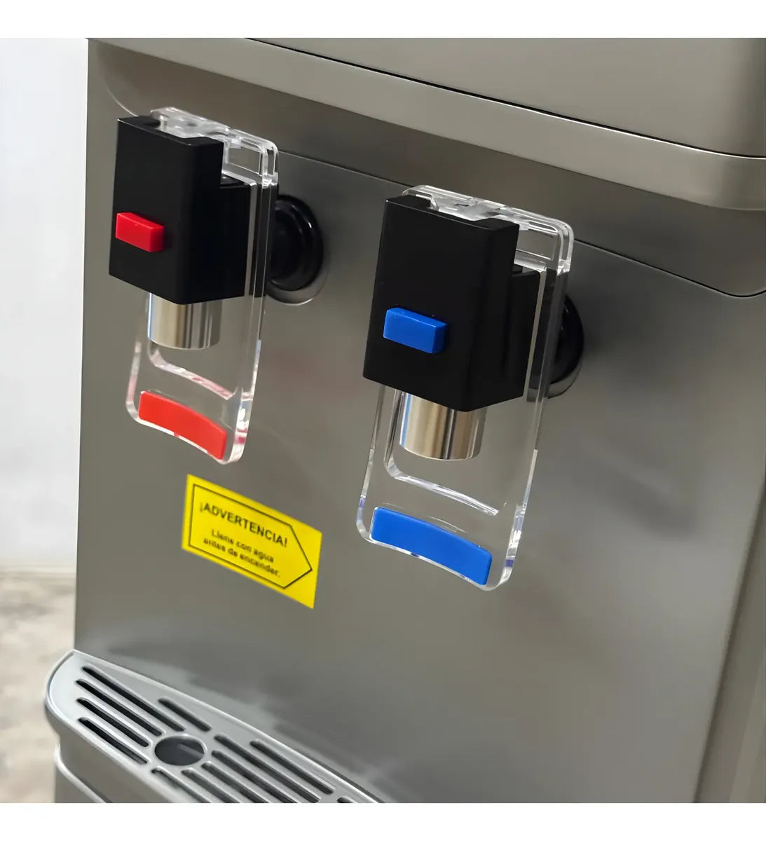 Dispensador de Agua Purificada Compresor Pedestal Mod. LB-07B Gris Acero