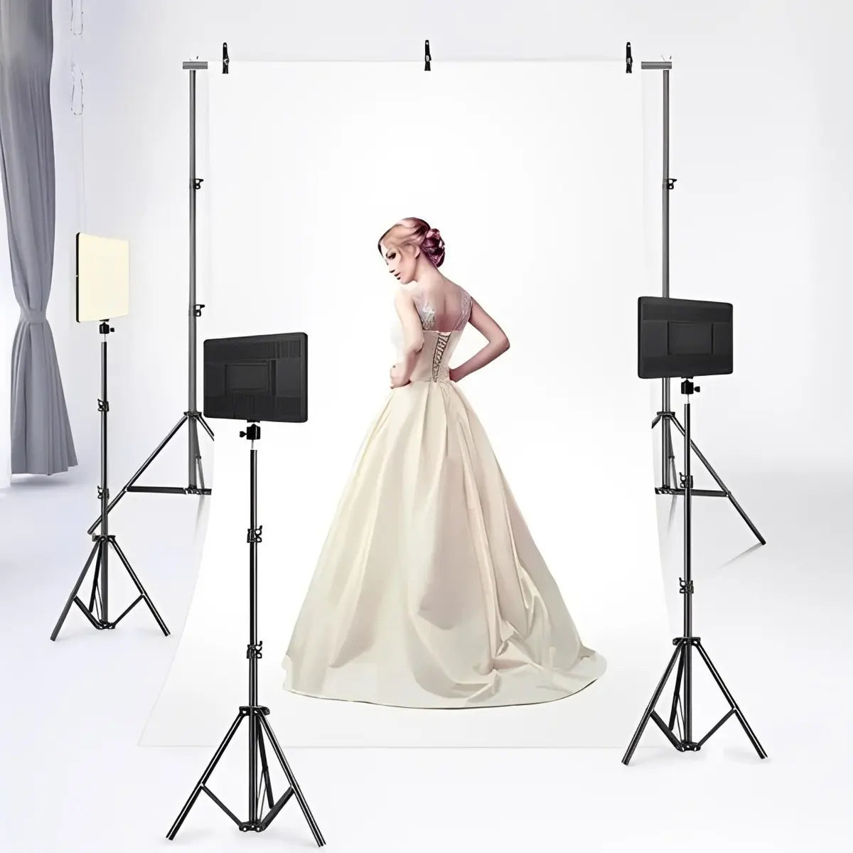 Panel De Iluminación Luz Led Para Fotografía Pl-36 + Tripode