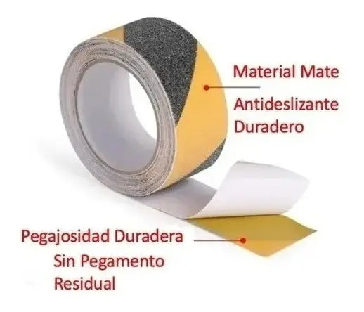 Cinta Seguridad Antideslizante Para Piso Escalera 15 Metros