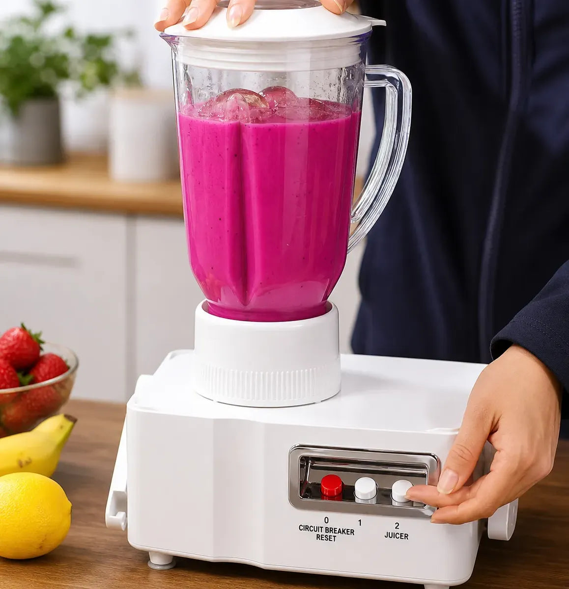 Extractor De Jugos Y Licuadora 4en1 Multifuncion Procesador