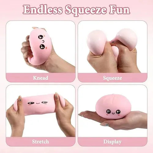Pelota Antiestrés Con Forma De Dumpling Kawaii Variado
