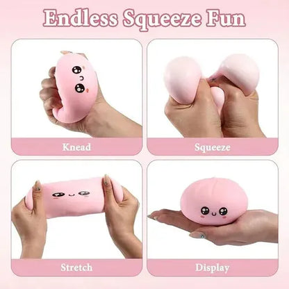 Pelota Antiestrés Con Forma De Dumpling Kawaii Variado