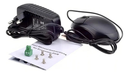Kit Cctv Seguridad Dvr Ahd + 4 Camaras Exterior / Interior