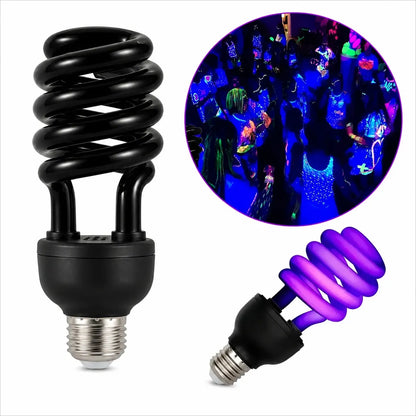 Ampolleta Negra Luz Uv 40w E27 Iluminación Especial Fiestas