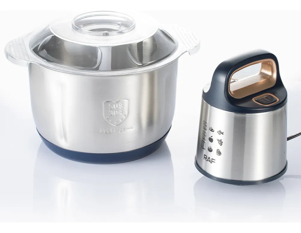 Procesador Picadora De Carne Y Verduras 5 Litros 500w Raf
