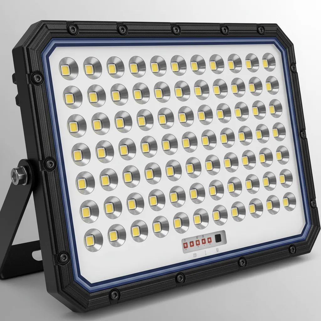 Foco Led Solar 2000w Jortan Reflector Exterior Potente