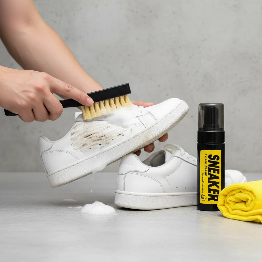 Kit Limpieza Zapatillas Premium Set 4 En 1 Escobillas Y Paño