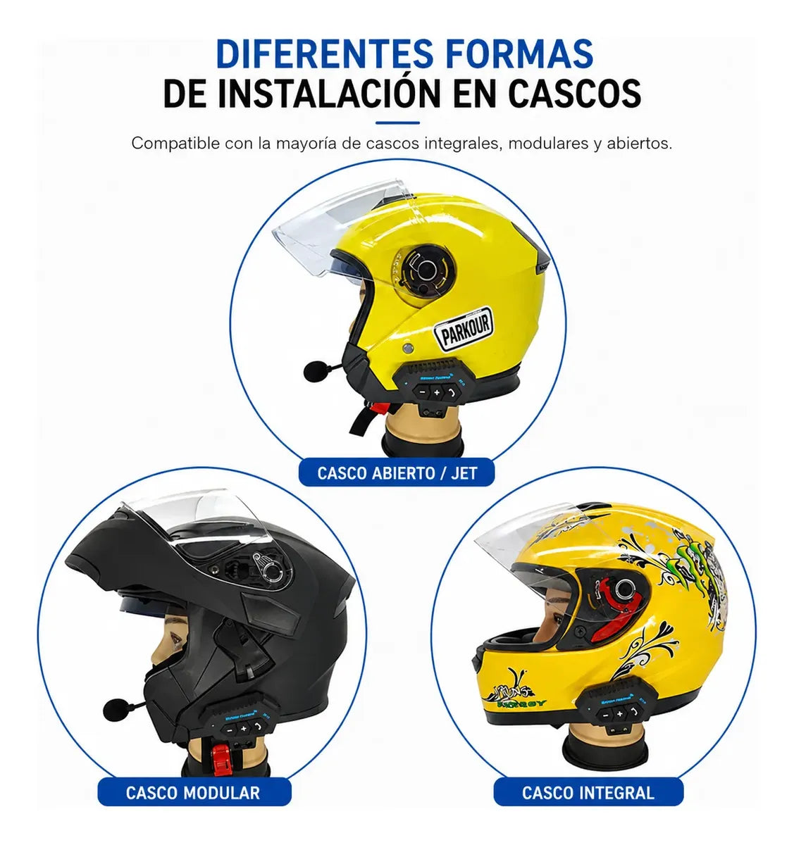 Intercomunicador Bluetooth Para Casco Moto Manos Libres Bt12