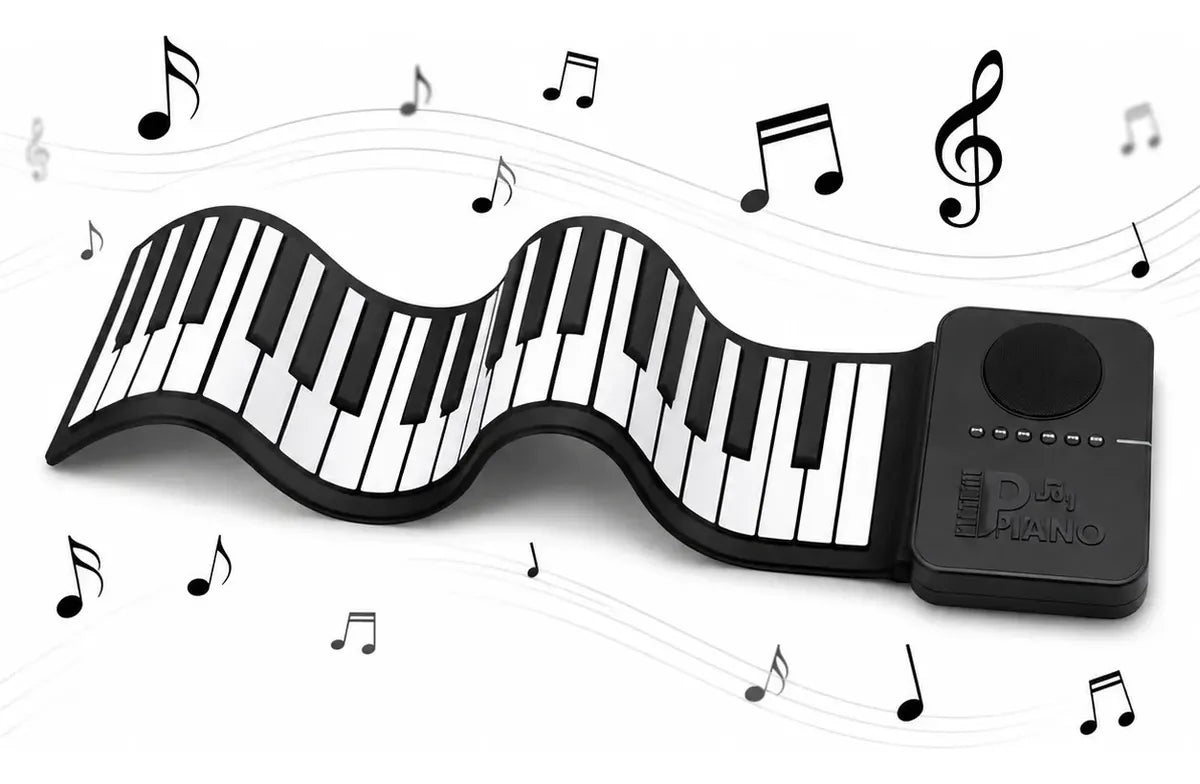 Teclado Musical Piano Flexible Roll Up 37 Teclas Portátil