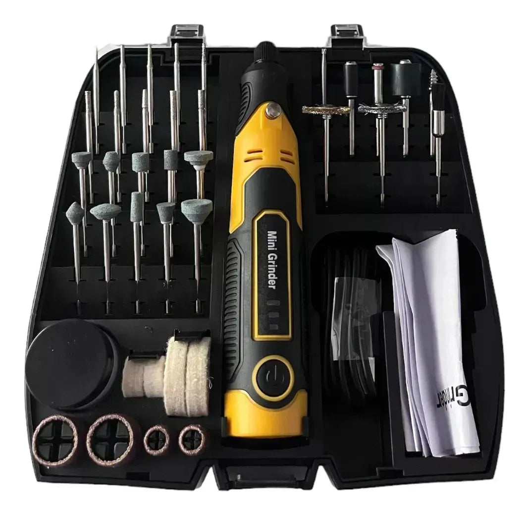 Mini Dremel Inalámbrico Recargable 3.6v mas de 42 Piezas Mini Torno
