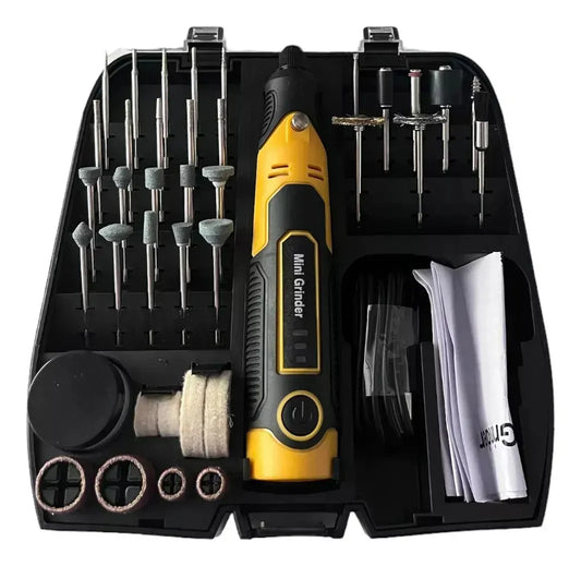 Mini Dremel Inalámbrico Recargable 3.6v mas de 42 Piezas Mini Torno