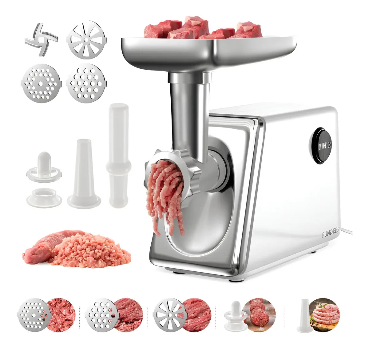 Maquina Moledora Picadora Eléctrica Carne Choclo 2000w R3392