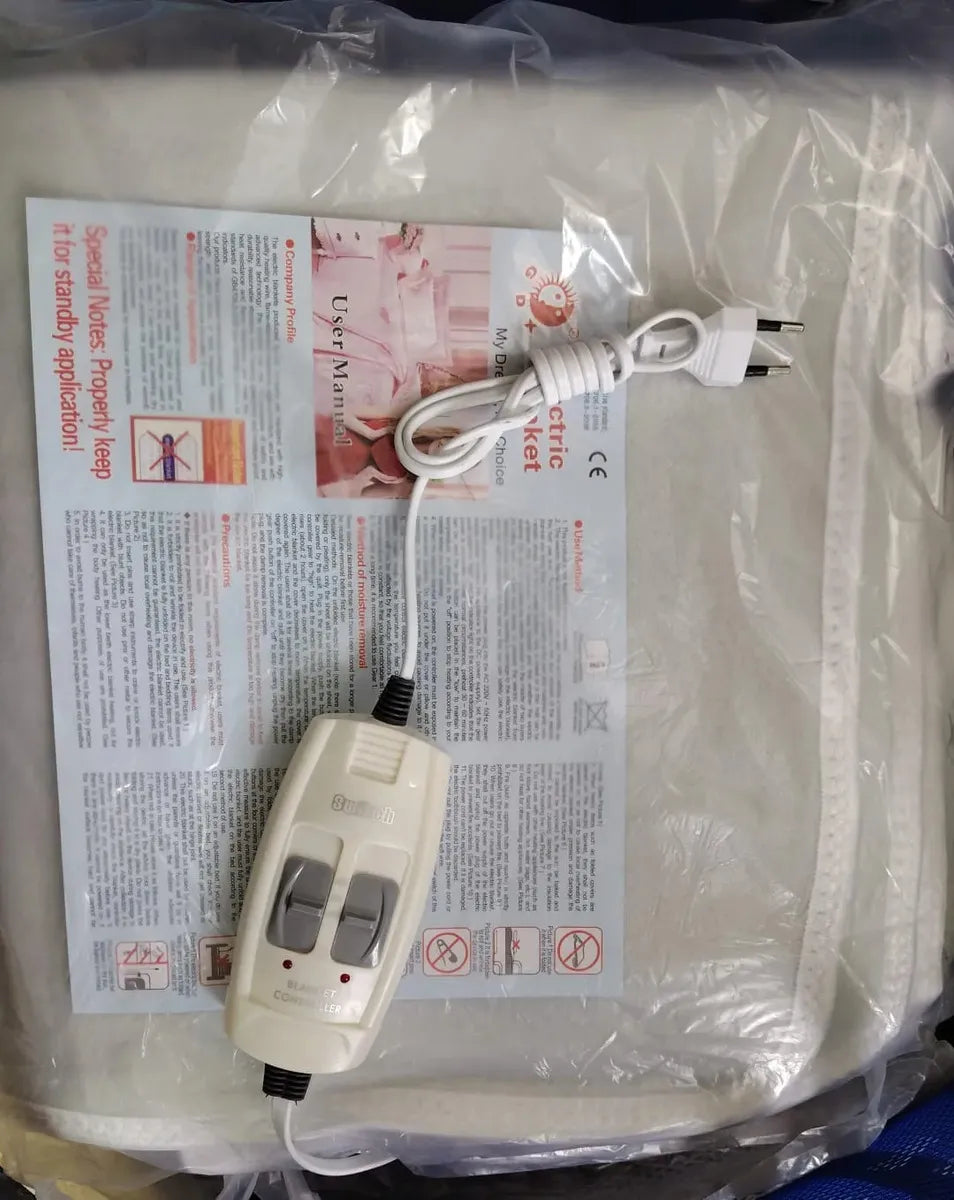 Calienta Cama 1 Plaza Incluye 1 Control De Doble Temperatura Para Cama Individual