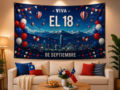 Tela De Fondo Fiestas Patrias 200x180cm Diseños Variados