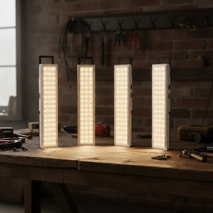 Pack 4 Focos Luz Emergencia 90 Led Recargable Alta Potencia