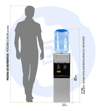 Dispensador De Agua Pedestal Ventilador Eléctrico Lb07