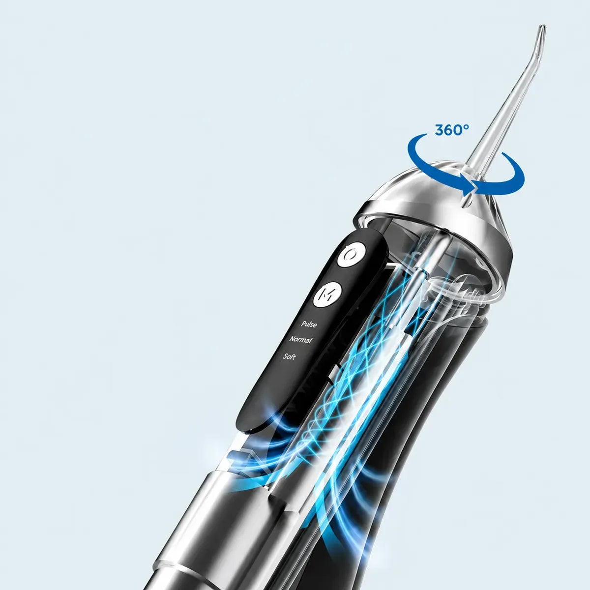 Irrigador Bucal Portátil Recargable Usb-c 4 Boquillas Dental