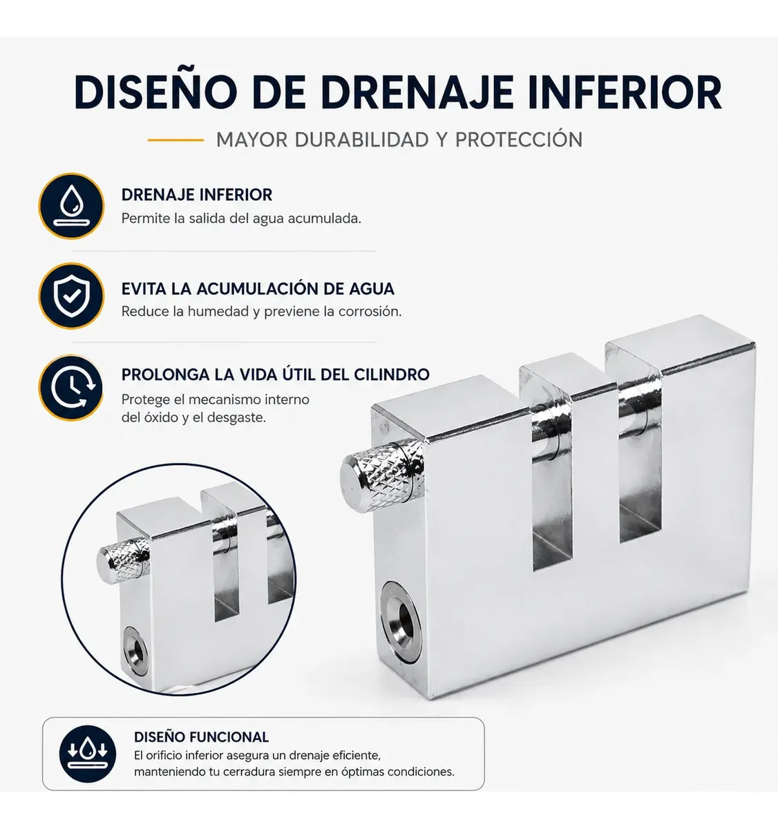Traba Bloqueo Embrague Antirrobo Para Coche Acero Inoxidable
