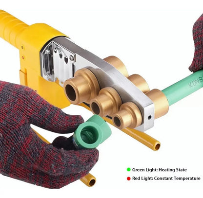 Máquina Termofusión Tubos Plástico Vida Buenas 1000W 6 Cabezales 20-63mm
