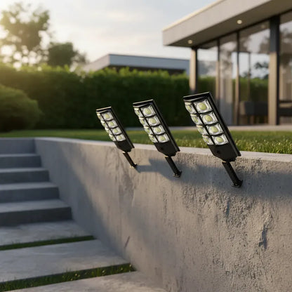 Pack X2 Foco Solar Led 400w Exterior Foco Impermeable
