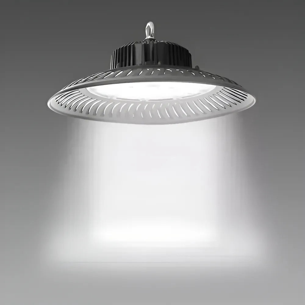 Foco Led Campana Lampara Industrial Luz Fria Blanca Led Tipo Ufo 200w Industrial Ip65