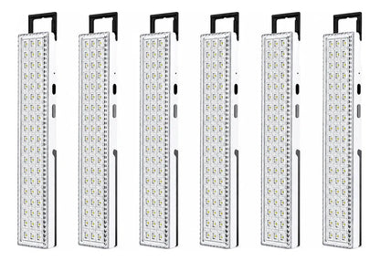 Pack 6 Focos Luz Emergencia 90 Led Recargable Alta Potencia
