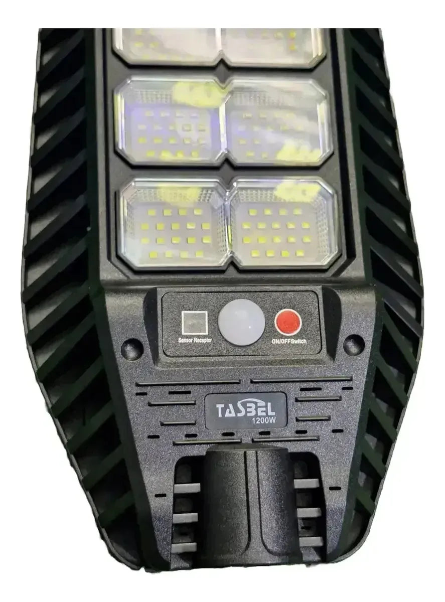 Foco Solar 1000w + Sensor + Soporte + Control Remoto 180 Led