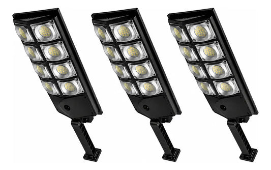 Pack X3 Foco Solar Led 400w Exterior Foco Impermeable
