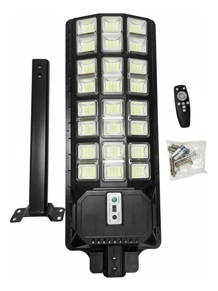 Foco Solar Led 2000w Sensor Movimiento + Soporte Osmao
