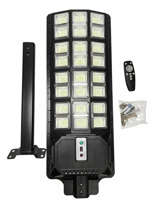 Foco Solar Led 2000w Sensor Movimiento + Soporte Osmao