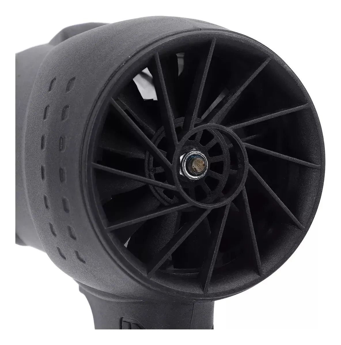 Soplador De Aire Para Barrer Hojas Secas O Secar Autos Negro
