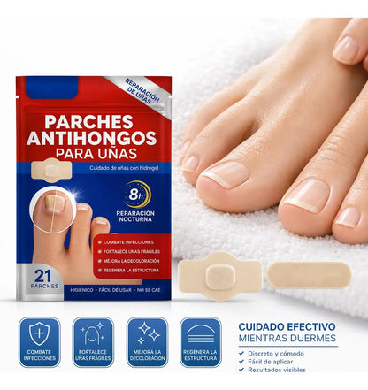 Parches Para Hongos Uñas Tratamiento Reparador Nocturno 21un