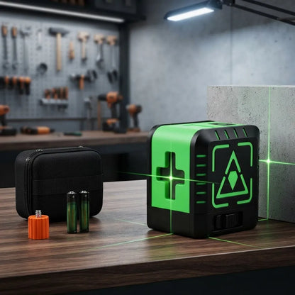 Nivel Láser Verde Autonivelante Cruz Alta Precisión