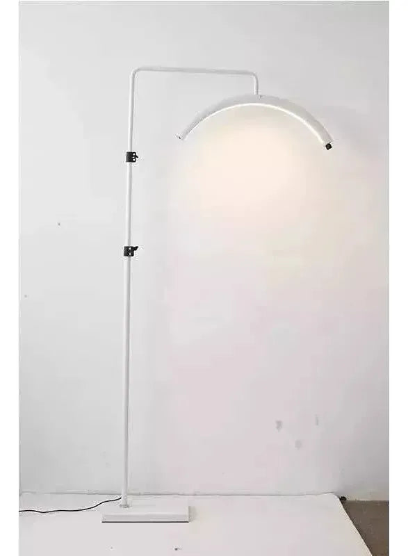 Lampara Led Media Luna Estética Para Pestañas Cejas Cutis, Negra, Rosada,Blanca