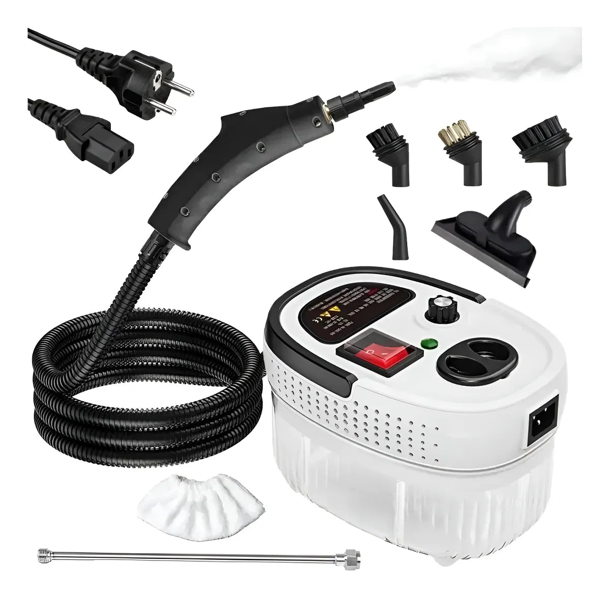 Limpiador De Vapor A Presión De Alta Temperatura De 2500w Color Blanco