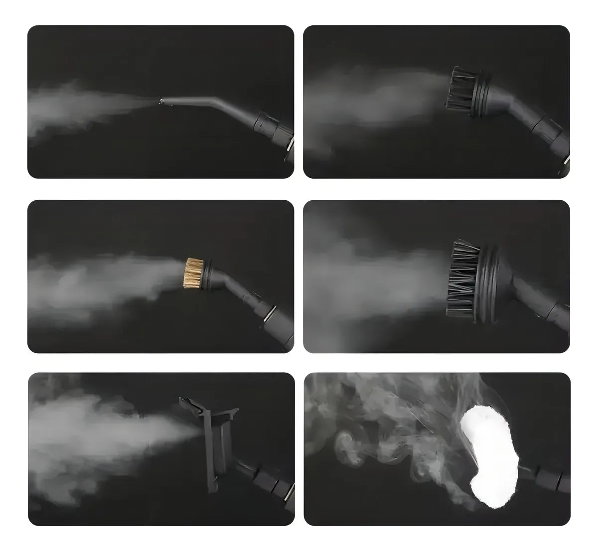 Limpiador De Vapor A Presión De Alta Temperatura De 2500w Color Blanco
