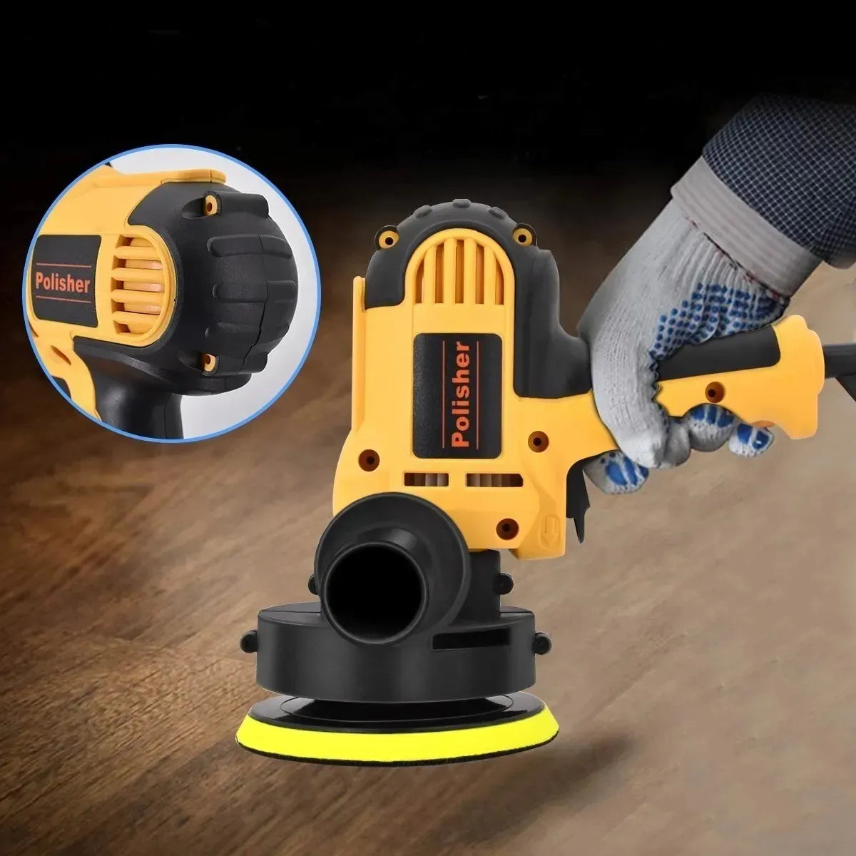 Maquina Pulidora Auto Pulidora A2507-143 Autos Pulidora Polisher 700w Gaccoa