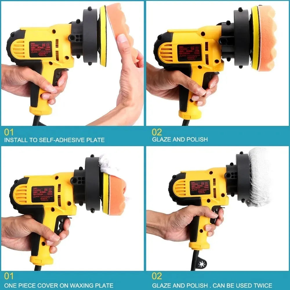 Maquina Pulidora Auto Pulidora A2507-143 Autos Pulidora Polisher 700w Gaccoa
