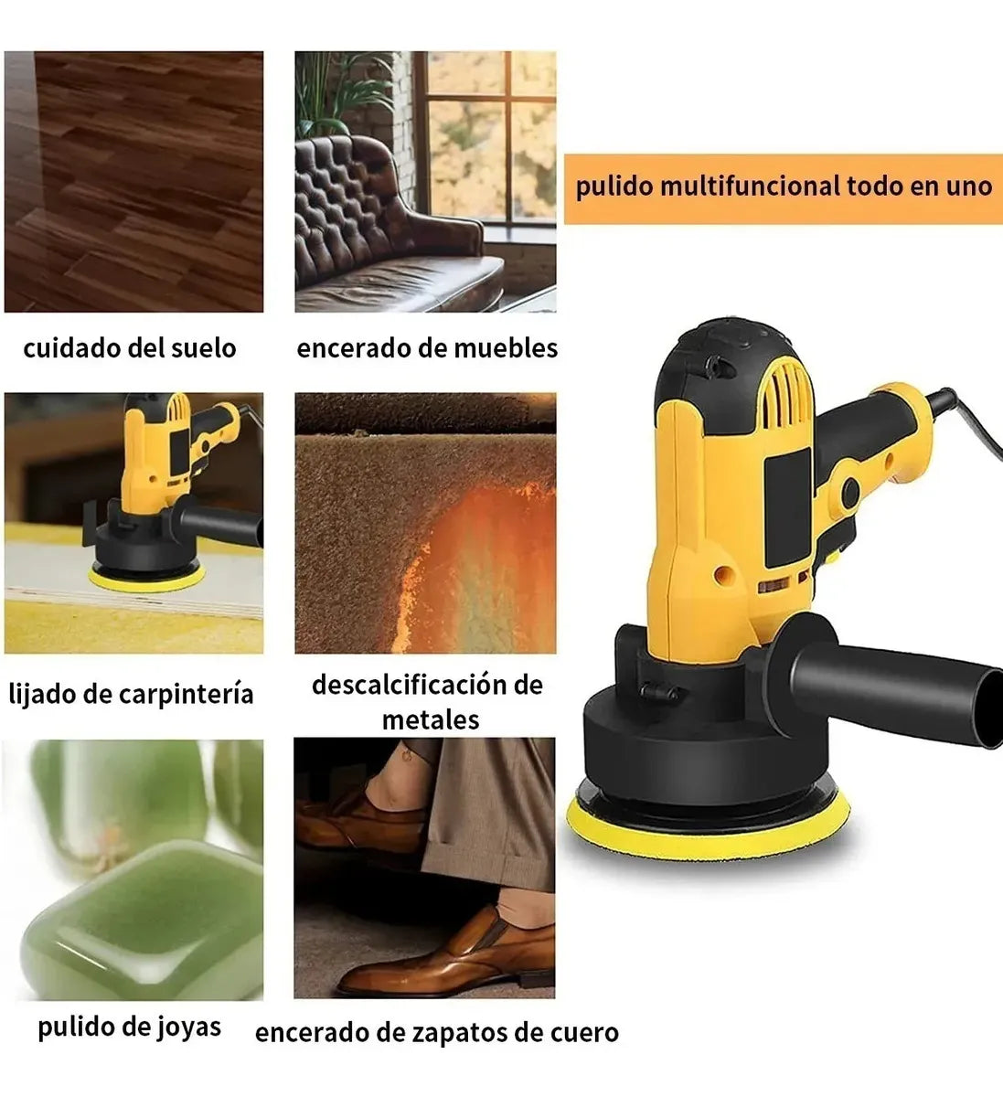 Maquina Pulidora Auto Pulidora A2507-143 Autos Pulidora Polisher 700w Gaccoa